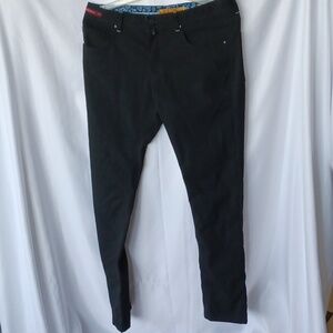 Enzo Tovare Mens Skinny black Stretch Pants Size 32 x 32